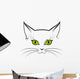 Image of Cat Eyes Wall Decal