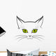 Image of Cat Eyes Wall Decal