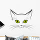 Image of Cat Eyes Wall Decal