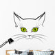 Image of Cat Eyes Wall Decal