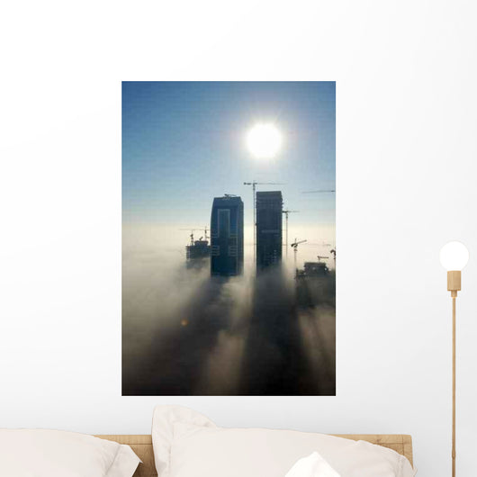 Dubai Fog Wall Decal Design 6