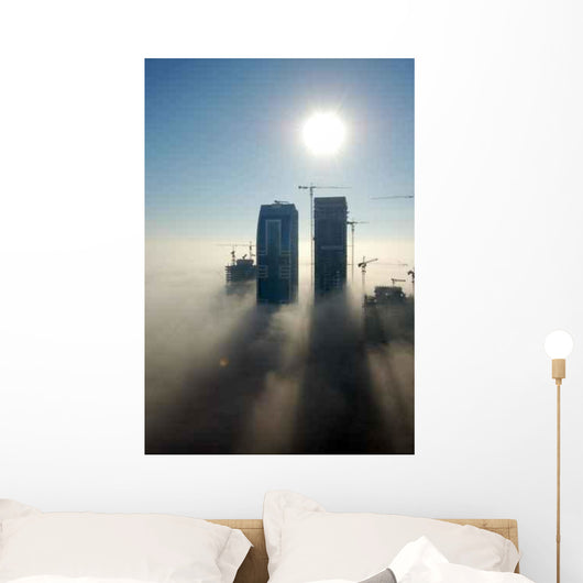 Dubai Fog Wall Decal Design 6