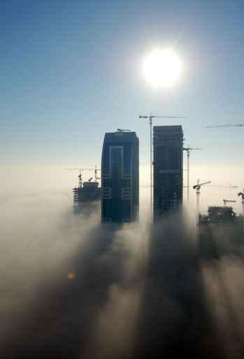 Dubai Fog Wall Decal Design 6