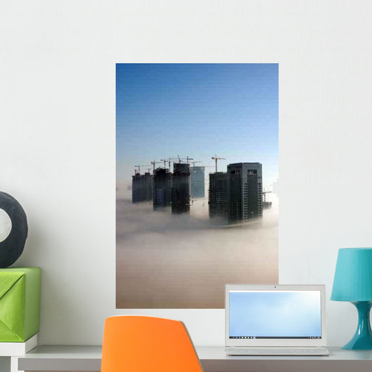 Dubai Fog Wall Decal Design 5