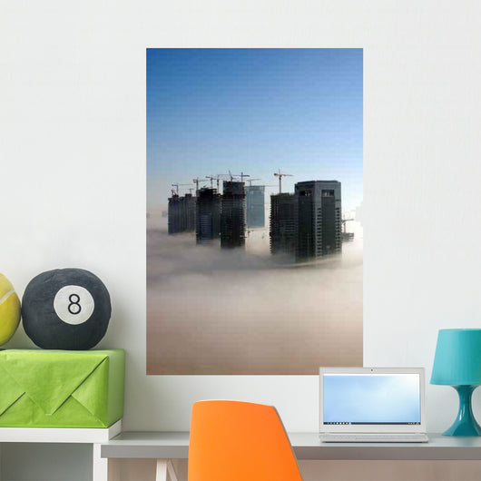 Dubai Fog Wall Decal Design 5