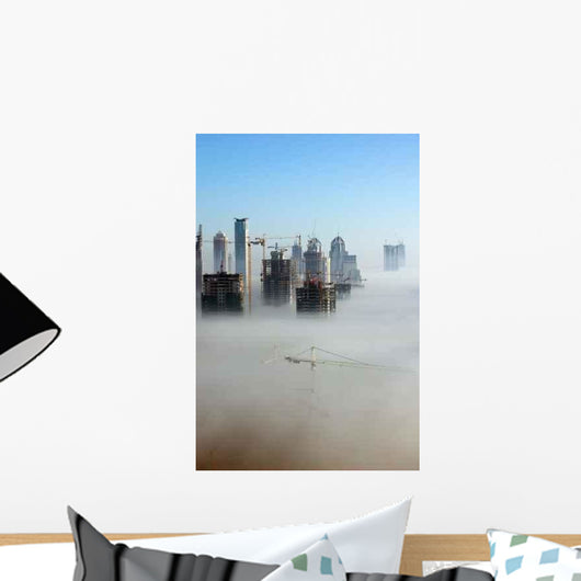 Dubai Fog Wall Decal Design 3