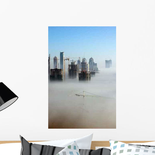 Dubai Fog Wall Decal Design 3