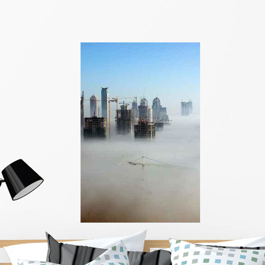 Dubai Fog Wall Decal Design 3