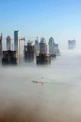 Dubai Fog Wall Decal Design 3