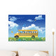 School bus Wall Mural