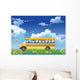 School bus Wall Mural