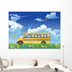 School bus Wall Mural