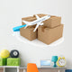 Cardboard Packages with Airplane Wall Decal