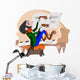Monkey Pianist Wall Decal