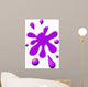 Purple Paint Splodge Wall Decal