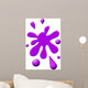 Purple Paint Splodge Wall Decal