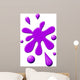 Purple Paint Splodge Wall Decal