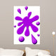 Purple Paint Splodge Wall Decal