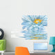 blue daisy flower Wall Mural