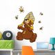 Bear Honey Bees Bees Nest Queen Bee Wall Decal