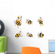 Bienen, BienenkÃ¶nigin, Dronen, bÃ¶se, stechen, Insekten Wall Decal