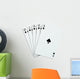 Straight flush spades Wall Decal