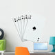 Straight flush spades Wall Decal
