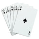 Straight flush spades Wall Decal
