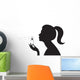 Girl With a Dandelion Wall Decal