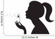 Girl With a Dandelion Wall Decal