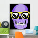 Wayfarer sunglassed skull Wall Mural