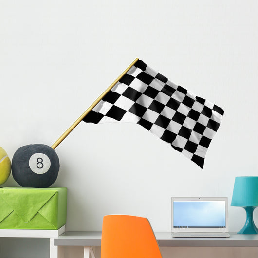 Racing flag Wall Decal
