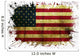 Usa Flag Paint Wall Mural