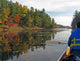 Canoeing Freeland Lake Wall Decal