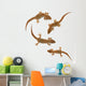 Four lizards Wall Decal