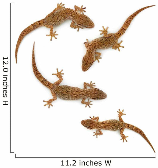 Four lizards Wall Decal