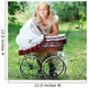 girl with baby buggy Wall Mural