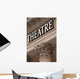 theatre sign Wall Mural