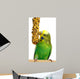 Budgerigar With Birdseed Wall Decal