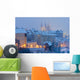 Hradcany in winter, Prague, Czech Republic Wall Mural