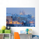 Hradcany in winter, Prague, Czech Republic Wall Mural