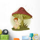 Fairy under Mushroom Wall Decal
