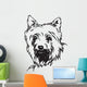 Silky Terrier Vinyl Ready Vector Illustration Wall Decal