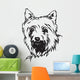 Silky Terrier Vinyl Ready Vector Illustration Wall Decal