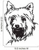 Silky Terrier Vinyl Ready Vector Illustration Wall Decal