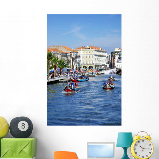 Landscape of Aveiro, Portugal. Wall Mural