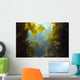 luscious green underwater kelp forest at catalian island, califo Wall Mural