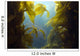 luscious green underwater kelp forest at catalian island, califo Wall Mural