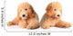 Golden Doodle Puppies Wall Decal