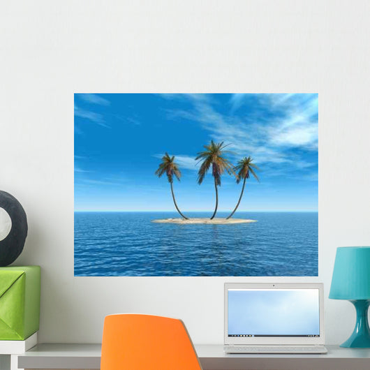 Mid Island Wall Decal
